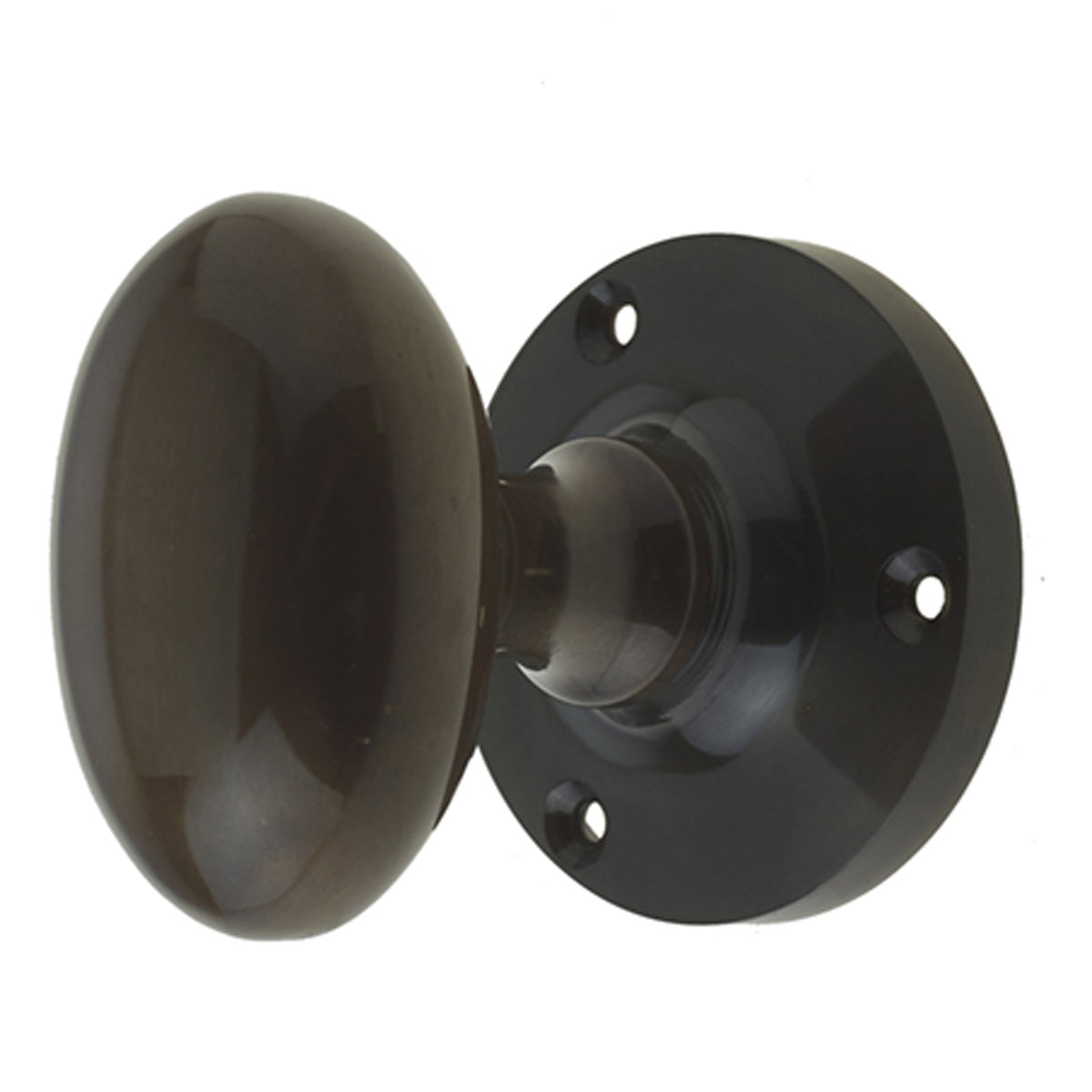 JEDO KNOTRAX OVAL MORTICE KNOB D60x64x55 DBZ JV34BDB by FRELAN HARDWARE LTD