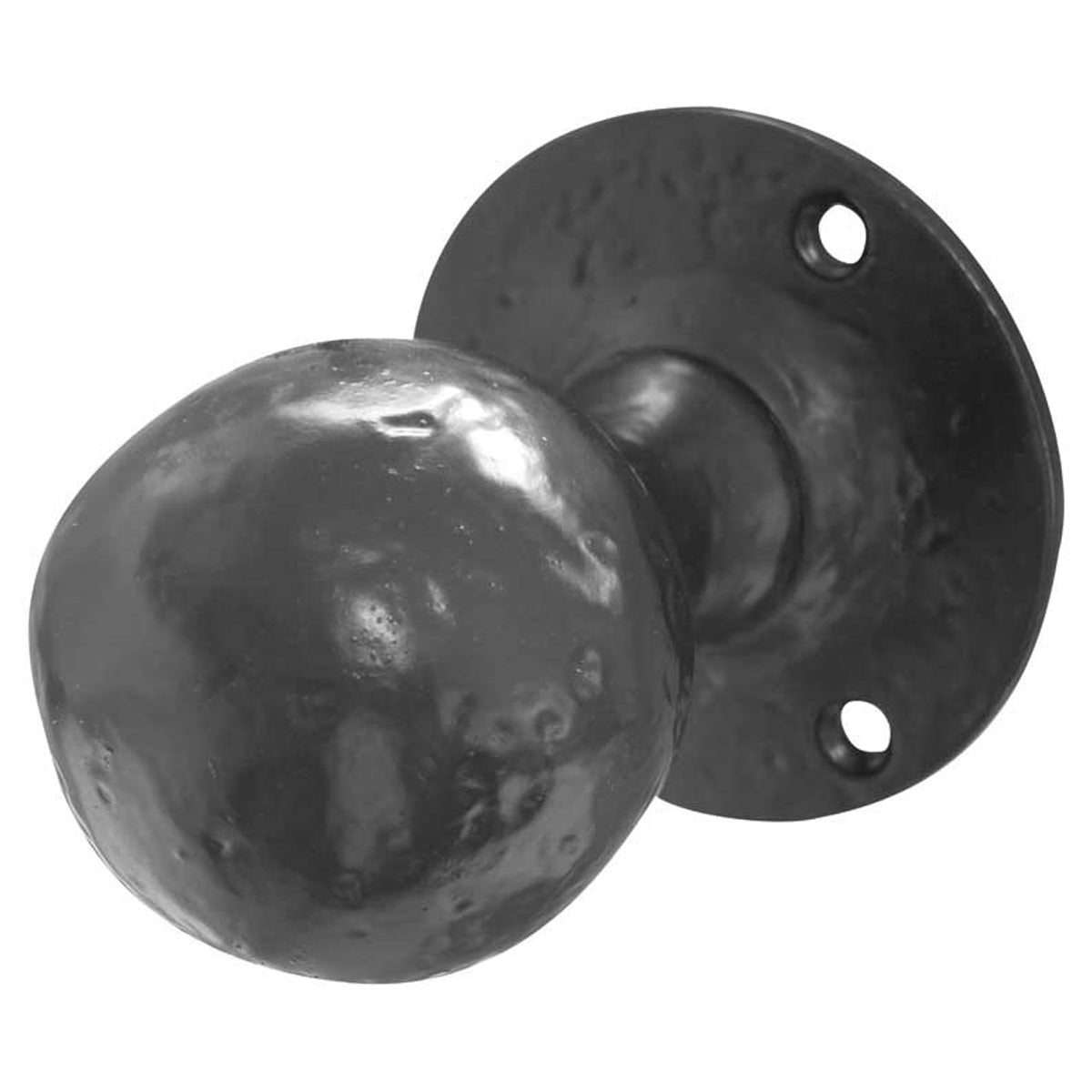 JEDO BALL MORTICE KNOB D65x75xD46 IR/BLK JAB5