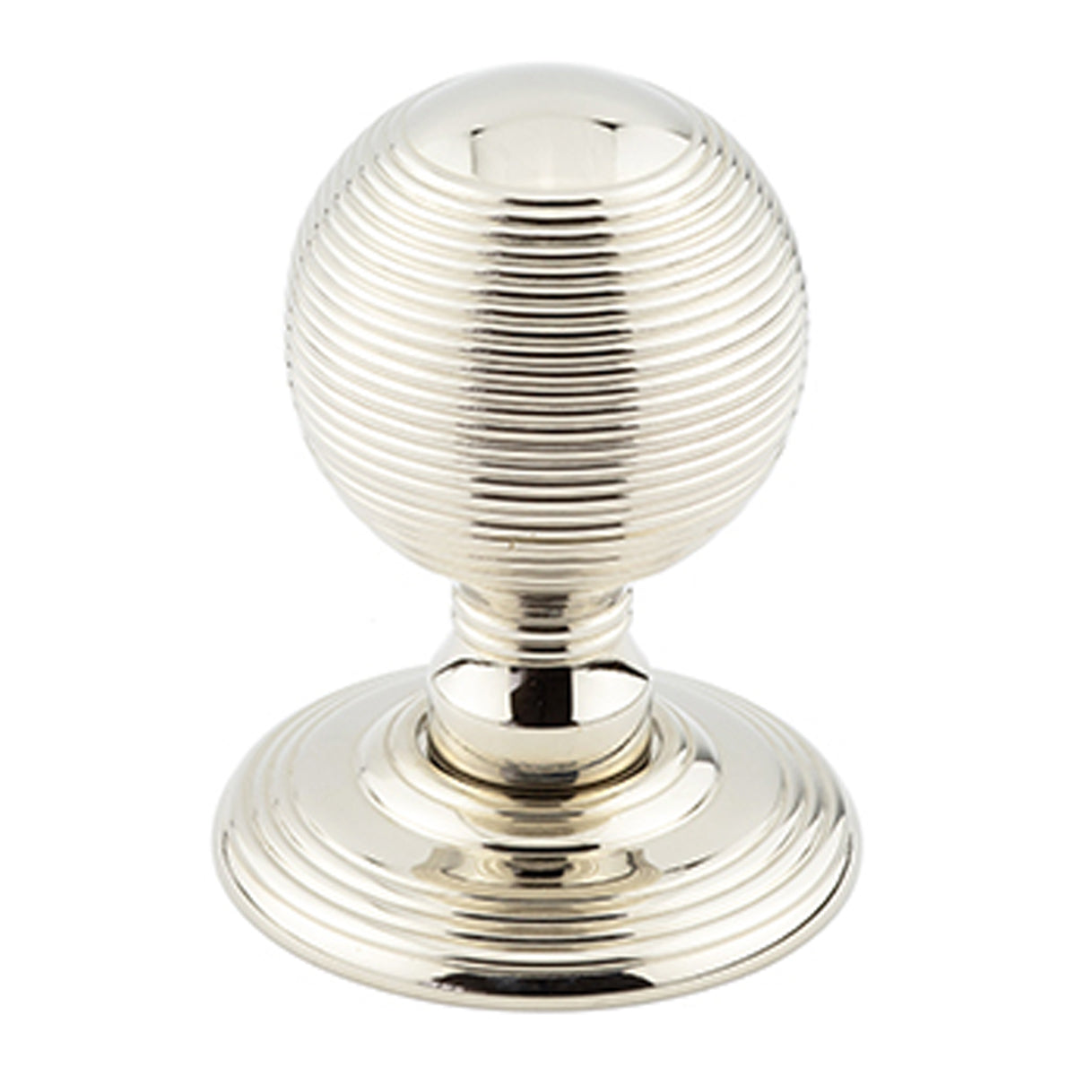 JEDO REEDED MORTICE DOOR KNOB D62x80 PNP