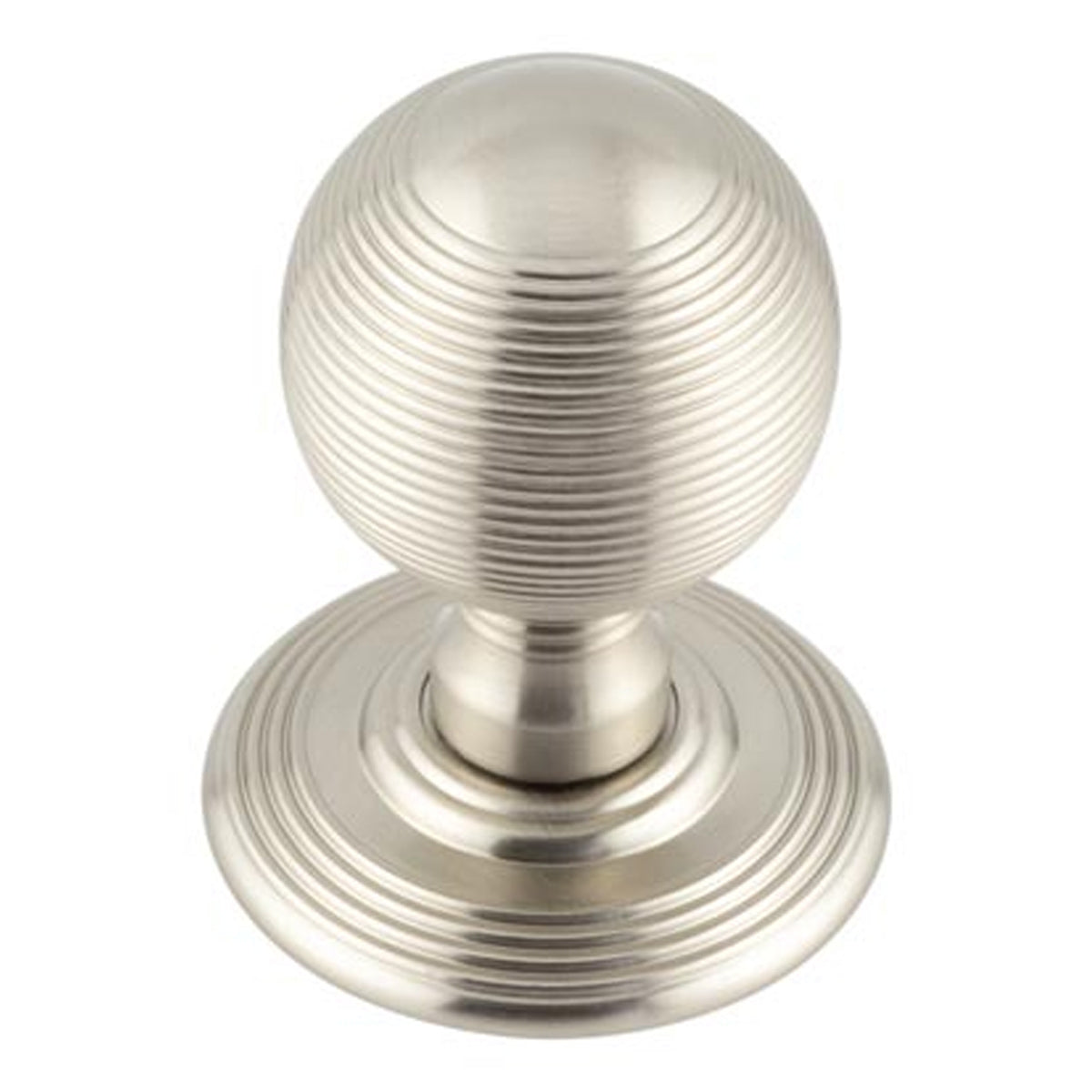 JEDO REEDED MORTICE DOOR KNOB D62x80 SNP