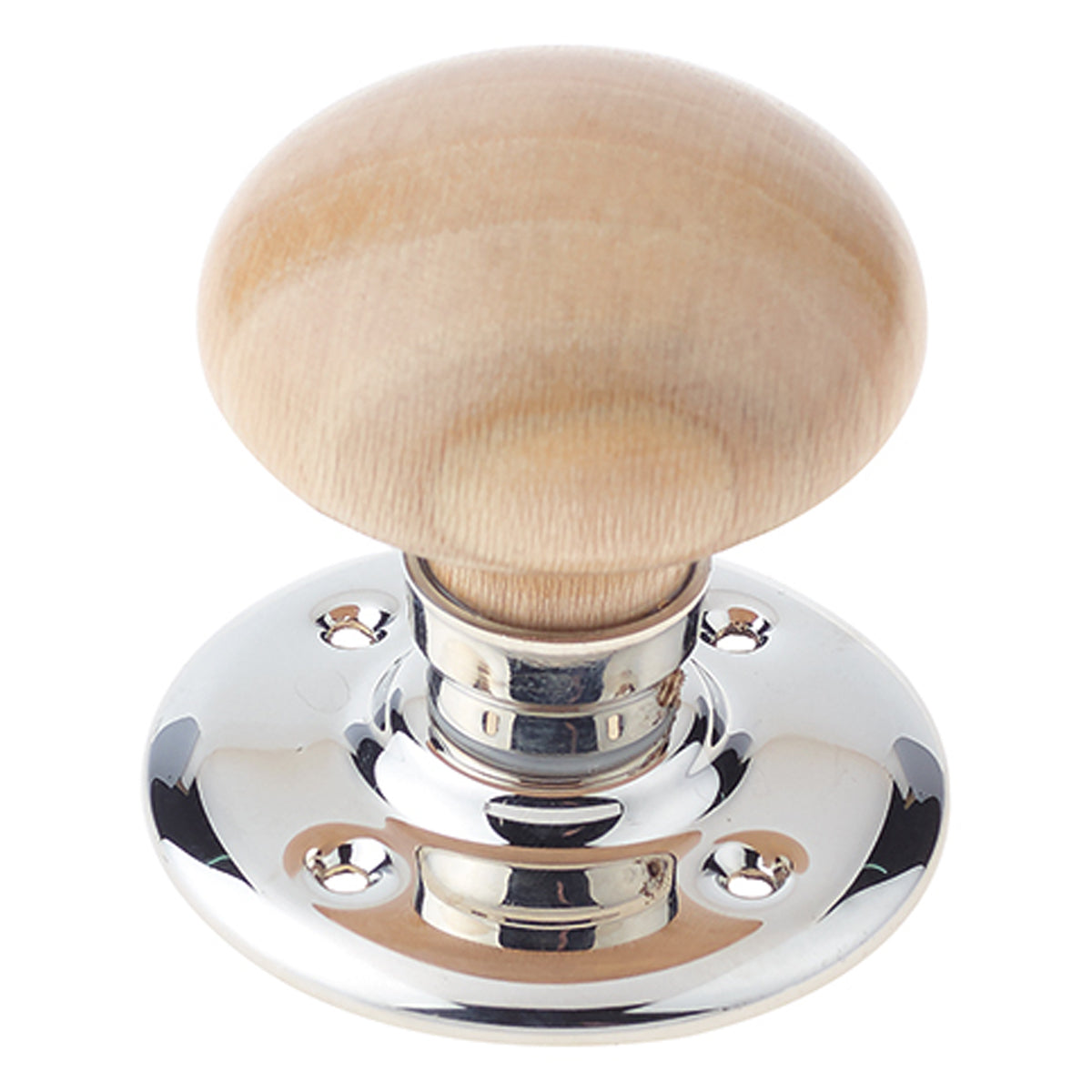 JEDO MORTICE DOOR KNOB D66x63 PINE/PNP