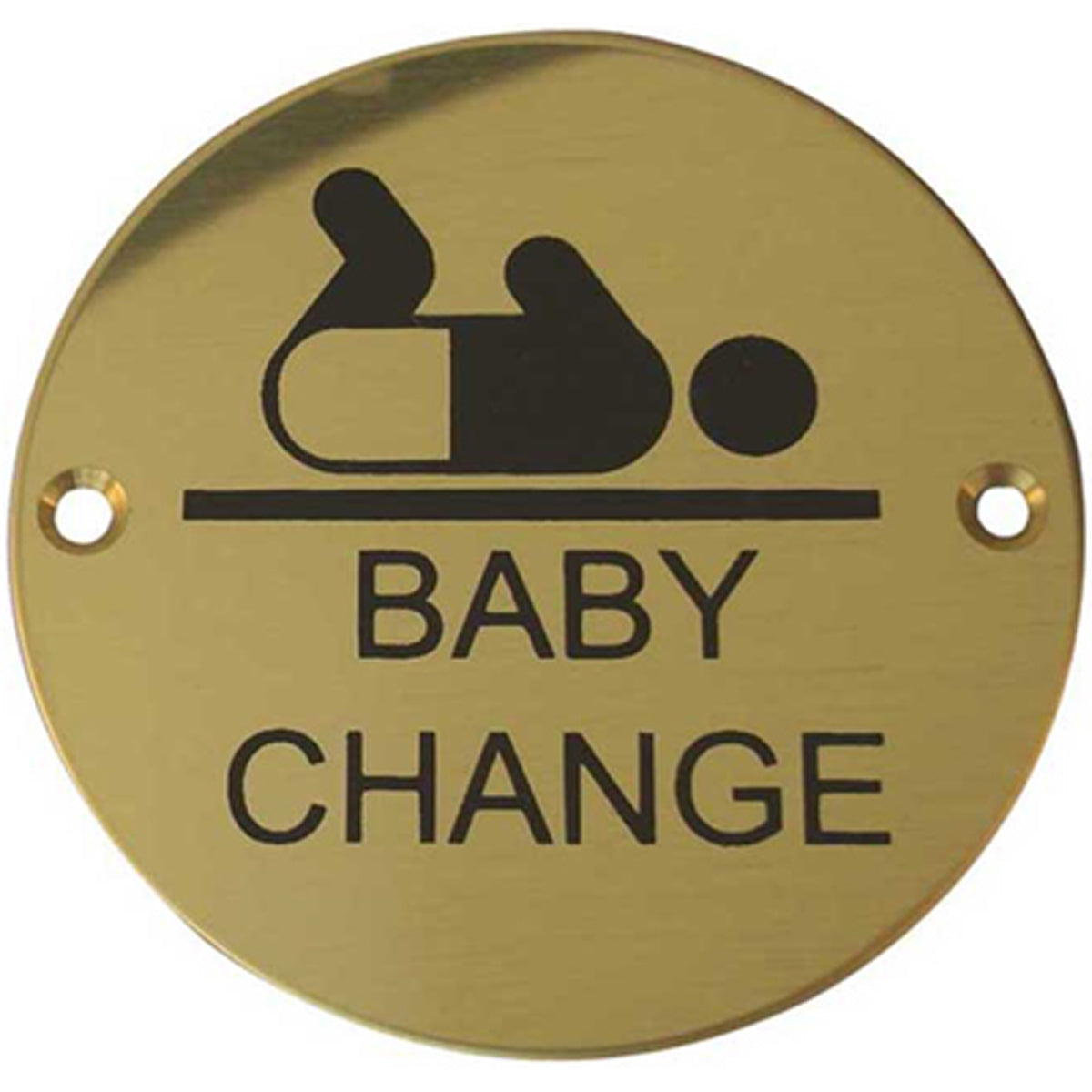 SIGN BABY CHANGE D75 PBR