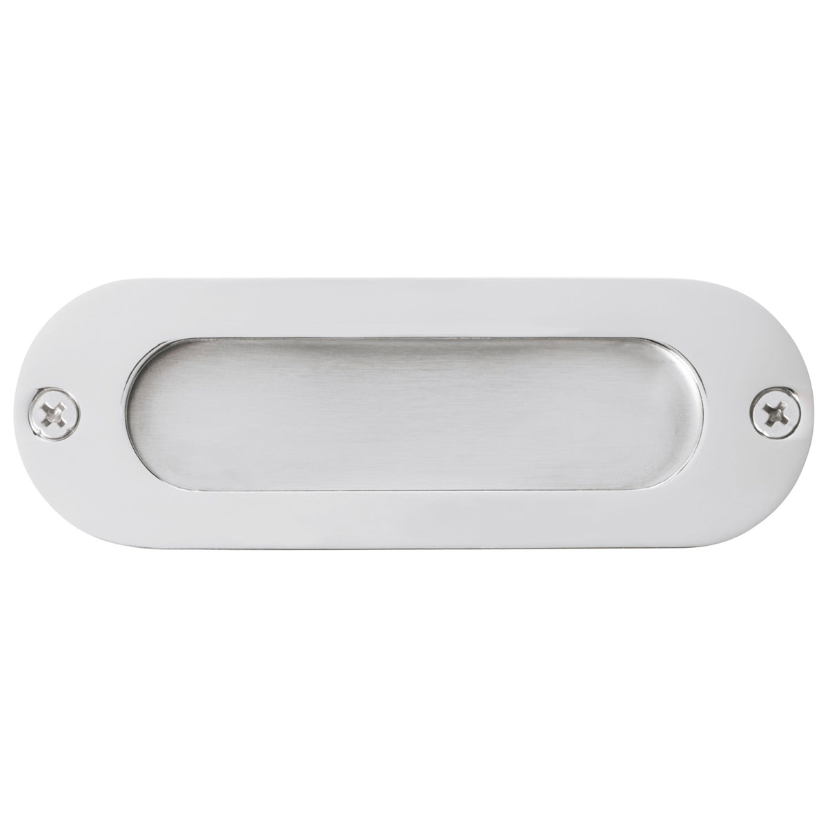 ECLIPSE STAINLESS STEEL OVAL FLUSH PULL HANDLE 120 SSS – DHF627A
