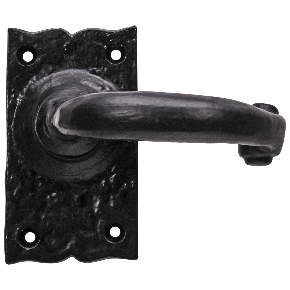 BLACK ANTIQUE WESSEX LEVER HANDLE SET LATCH 82x50 ABK