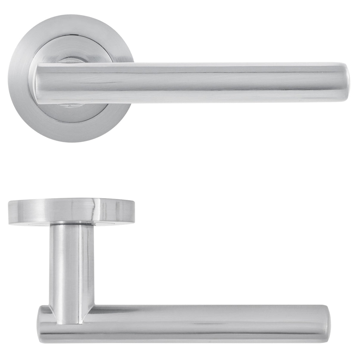 ECLIPSE CORVETTE LEVER HANDLE+ROSE D52 SCP by FRISCO UK SALES LTD