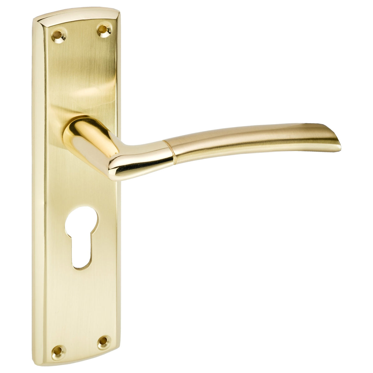 ECLIPSE TIFOSI LEVER HANDLE+BACKPLATE 190x44 EURO PBR/SBR by FRISCO UK SALES LTD