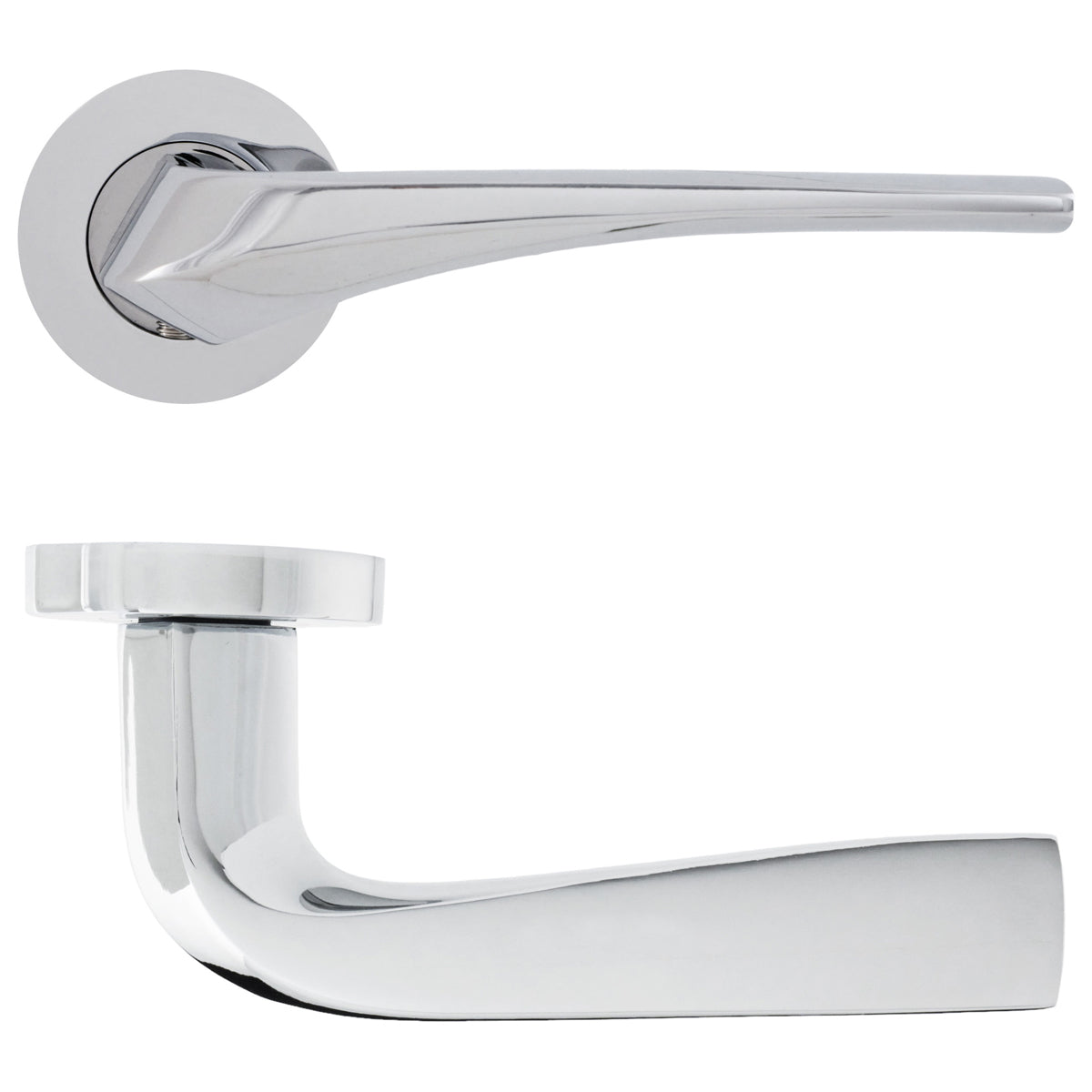 ECLIPSE LANZA LEVER HANDLE+ROSE D52x135 PCP by FRISCO UK SALES LTD