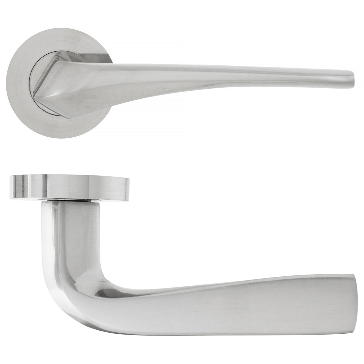 ECLIPSE LANZA LEVER HANDLE+ROSE D52x135 SNP by FRISCO UK SALES LTD
