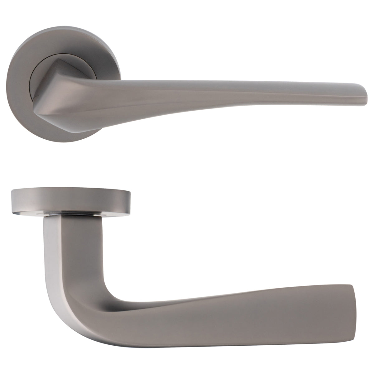 ECLIPSE LANZA LEVER HANDLE+ROSE D52x135 DBZ by FRISCO UK SALES LTD