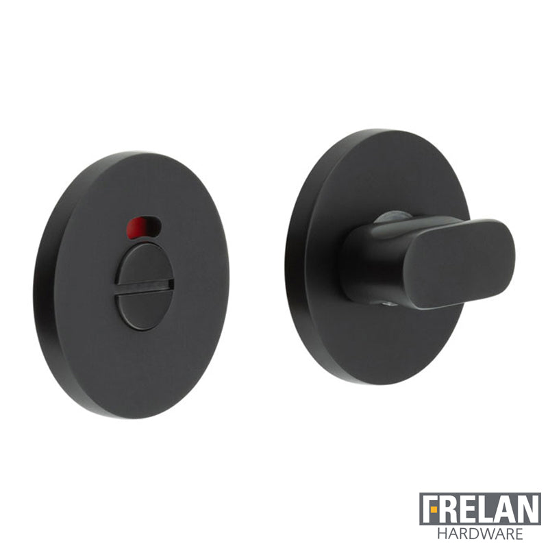 THUMB TURN&LOCK INDICATOR ROUND ROSE 37x18x17 BLK