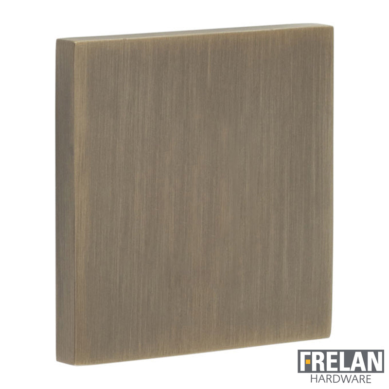 ESCUTCHEON COVER SQUARE ROSE BLANK 54x54x6 ABR
