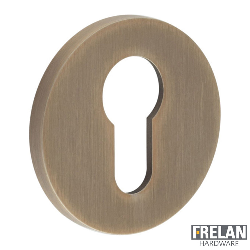 ESCUTCHEON COVER ROUND ROSE EURO KEYWAY 54x6 ABR