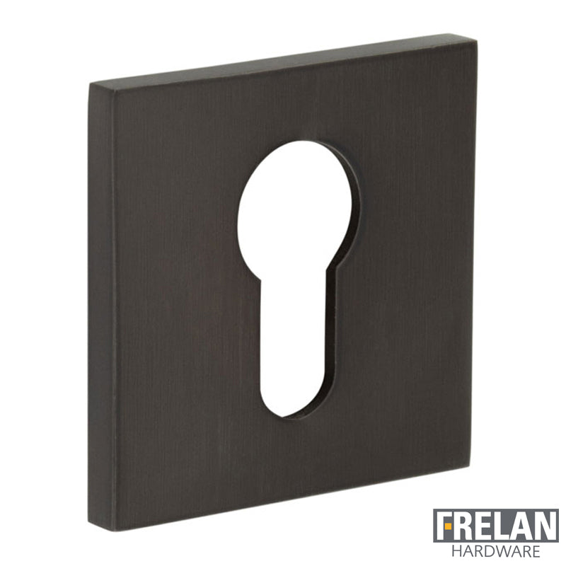 ESCUTCHEON COVER SQUARE ROSE EURO KEYWAY 54x54x6 DBZ