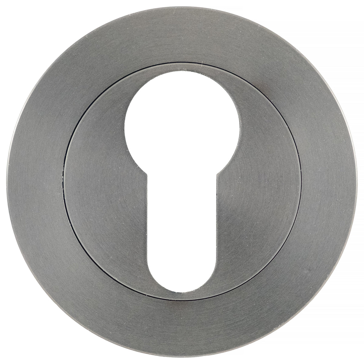 ECLIPSE SOLID STAINLESS ESCUTCHEON EURO D52x8 SS304 DBZ by FRISCO UK SALES LTD