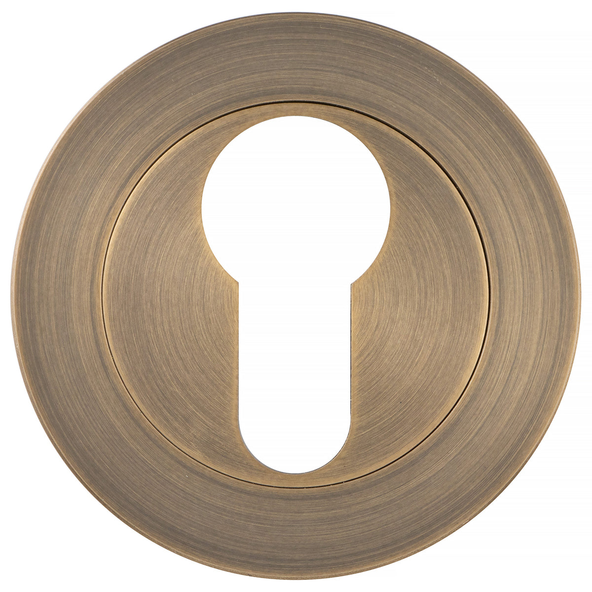 ECLIPSE SOLID STAINLESS ESCUTCHEON EURO D52x8 SS304 MAB by FRISCO UK SALES LTD