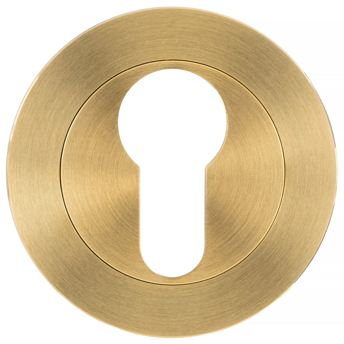 ECLIPSE SOLID STAINLESS ESCUTCHEON EURO D52x8 SS304 SBR by FRISCO UK SALES LTD