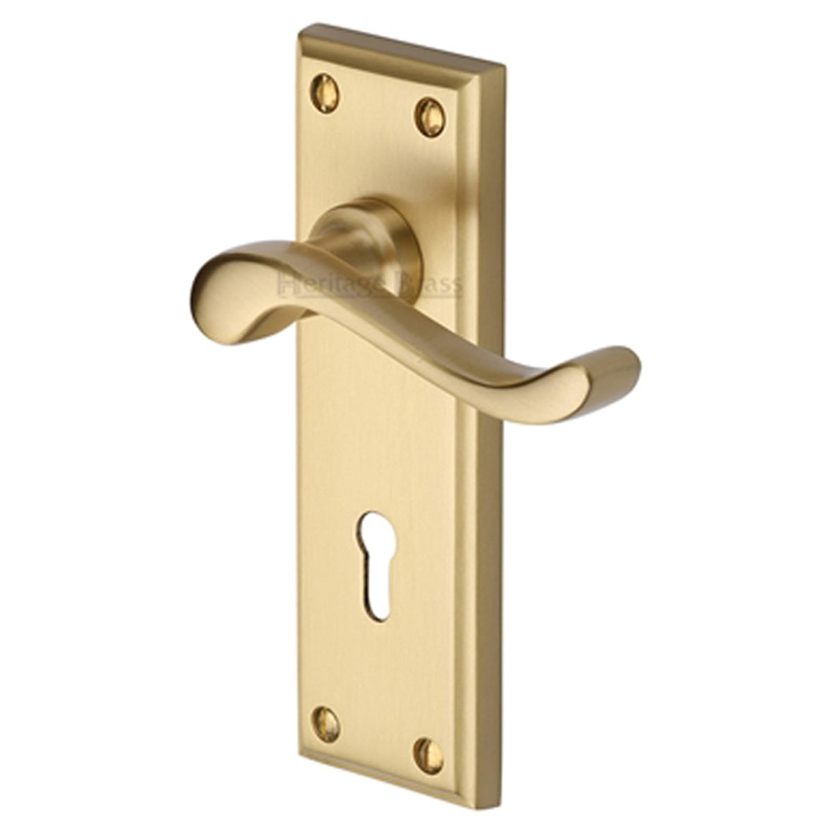 EDWARDIAN HANDLE LOCK 49x153 SBR
