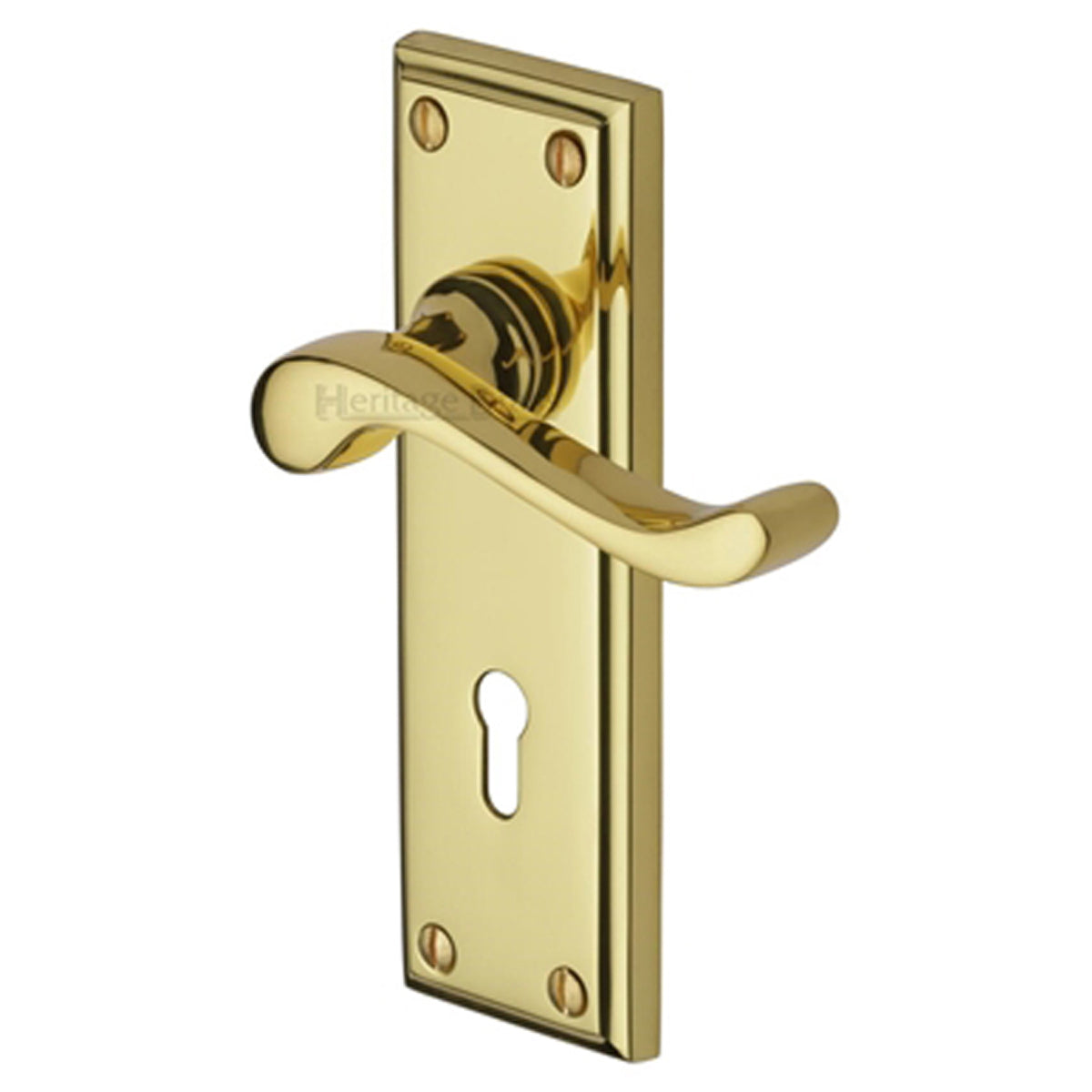 EDWARDIAN HANDLE LOCK 49x153 PBR