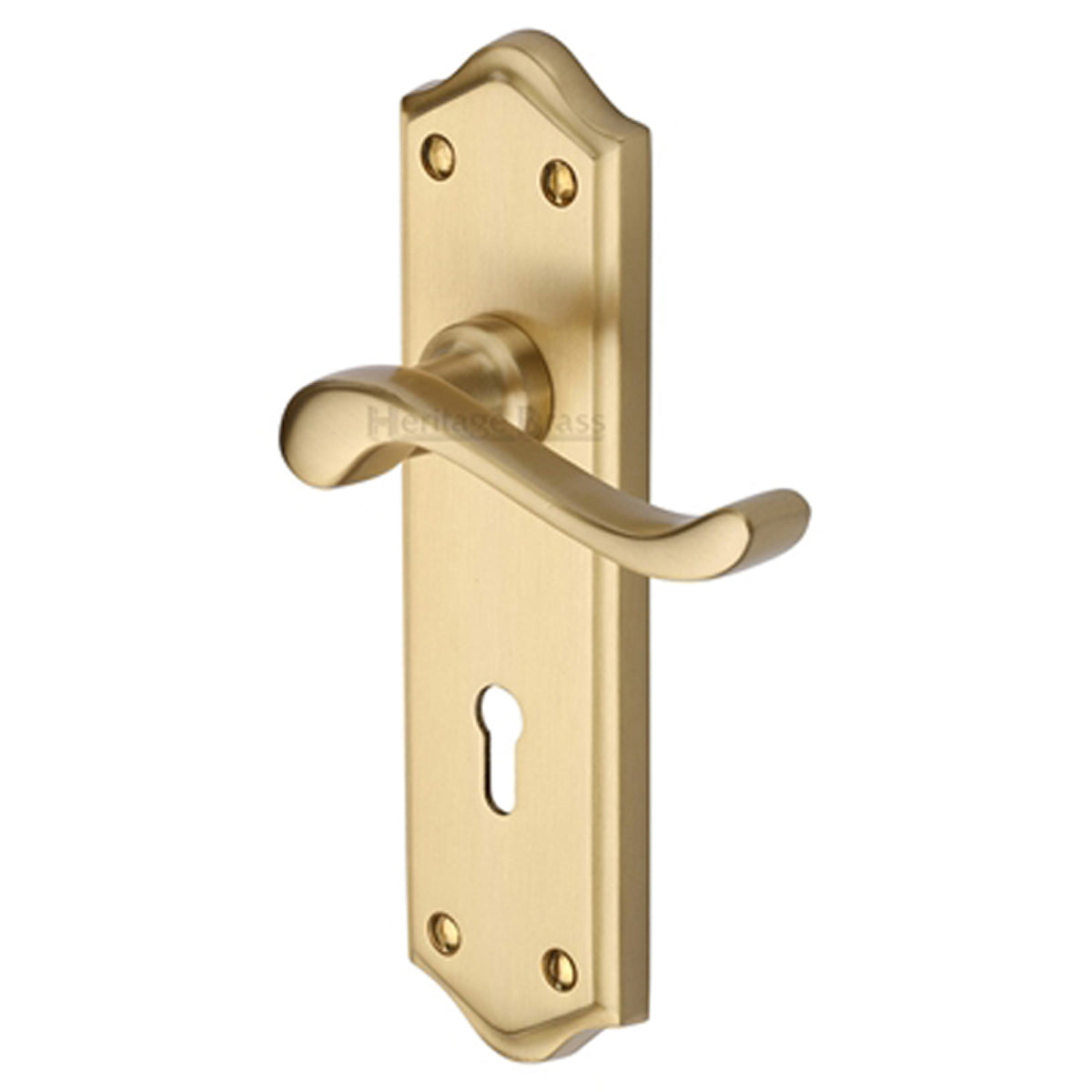 BUCKINGHAM HANDLE LOCK 50x181 SBR