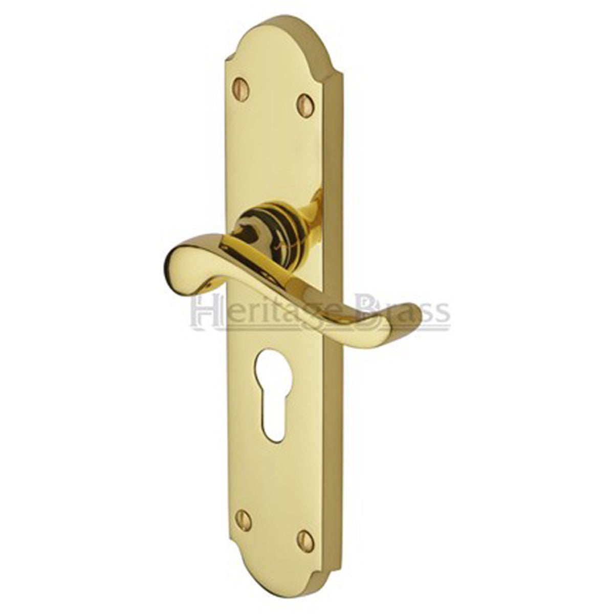 SAVOY LEVER HANDLE EURO 47x207 PBR