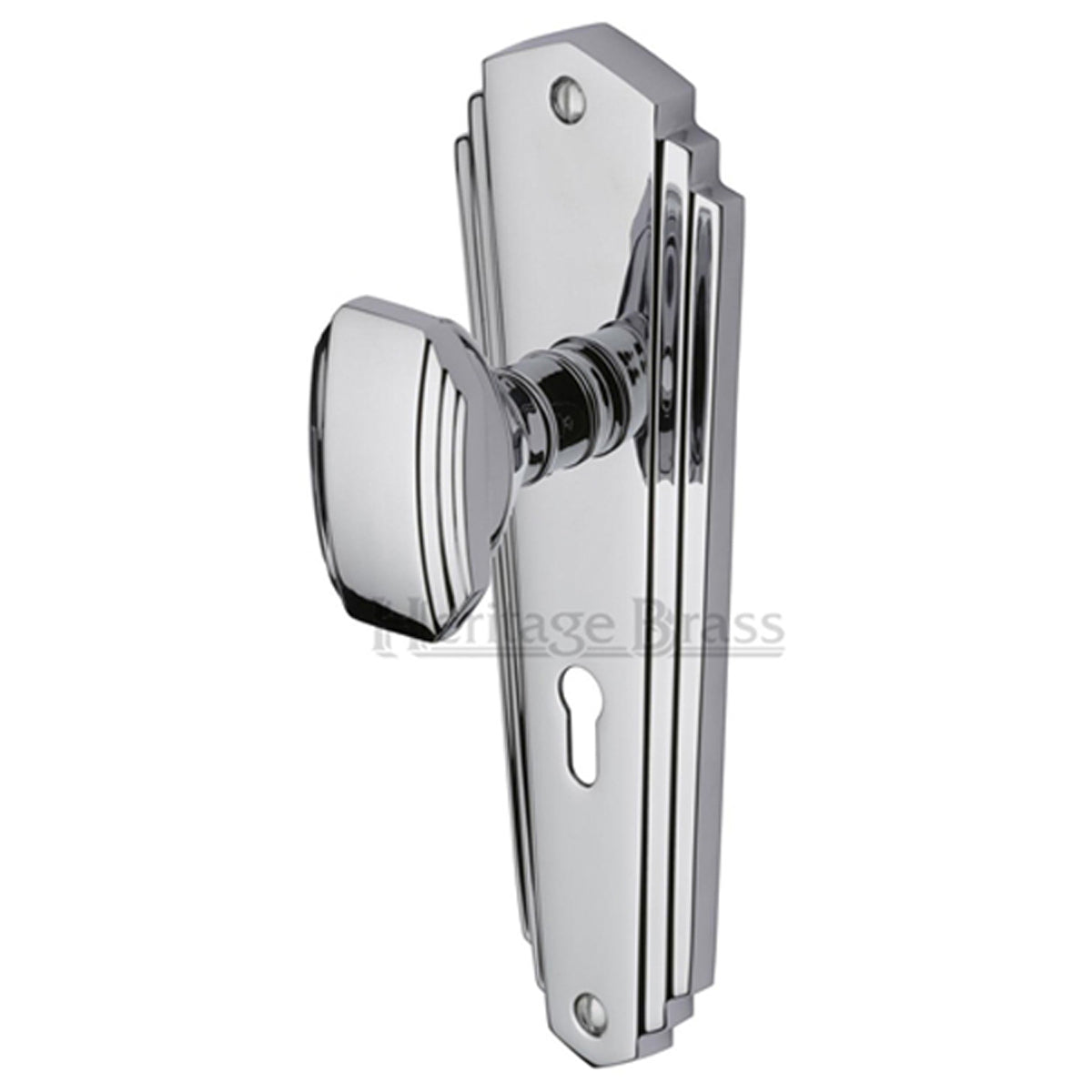 CHARLSTON KNOB+PL 203x65 LOCK PCP