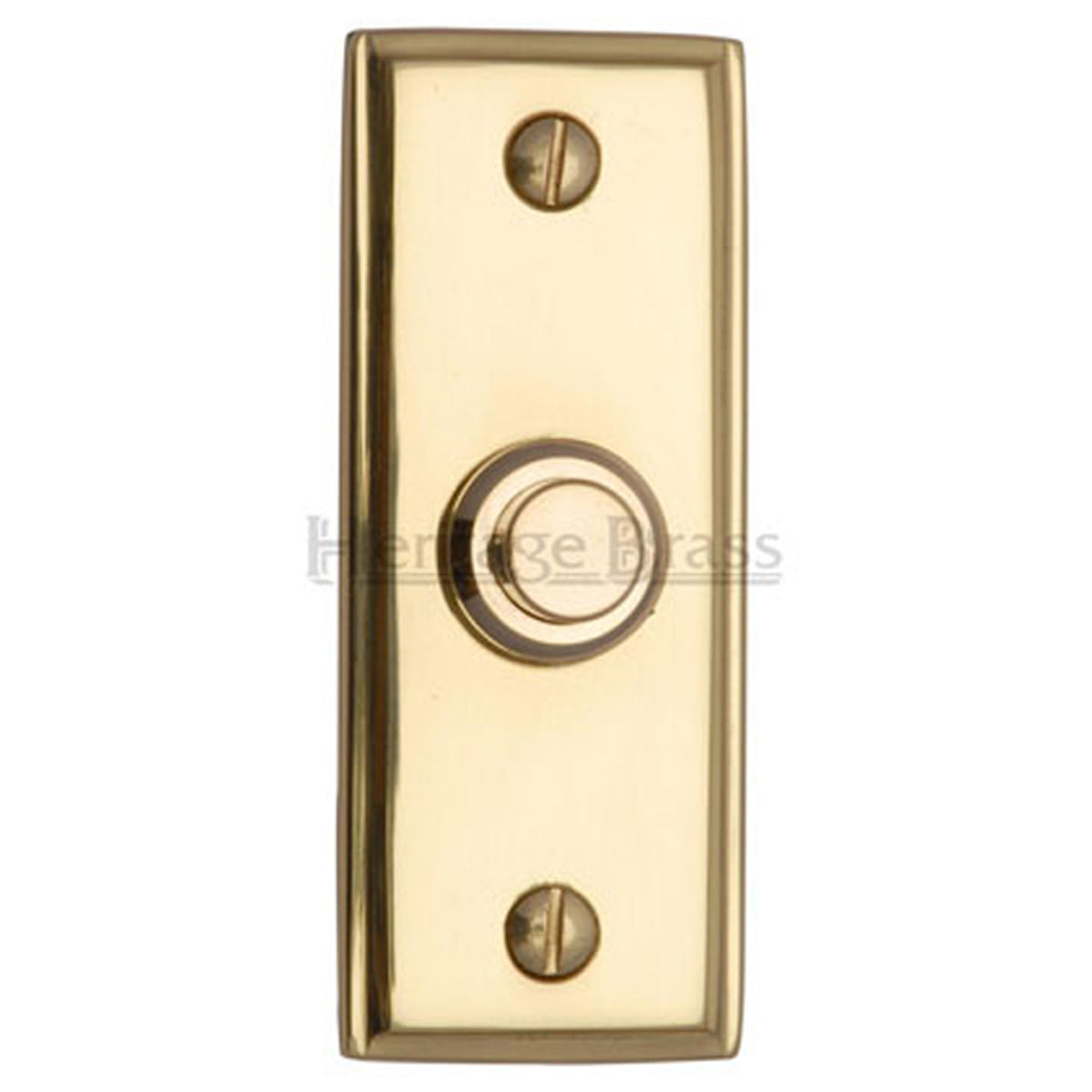 BELL PUSH OBLONG 83x33 PBR – DHM198D