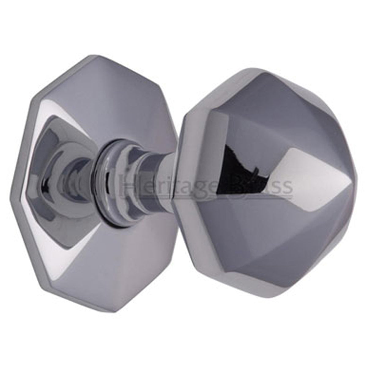 CENTRE DOOR KNOB FACET 57x57x81 PCP