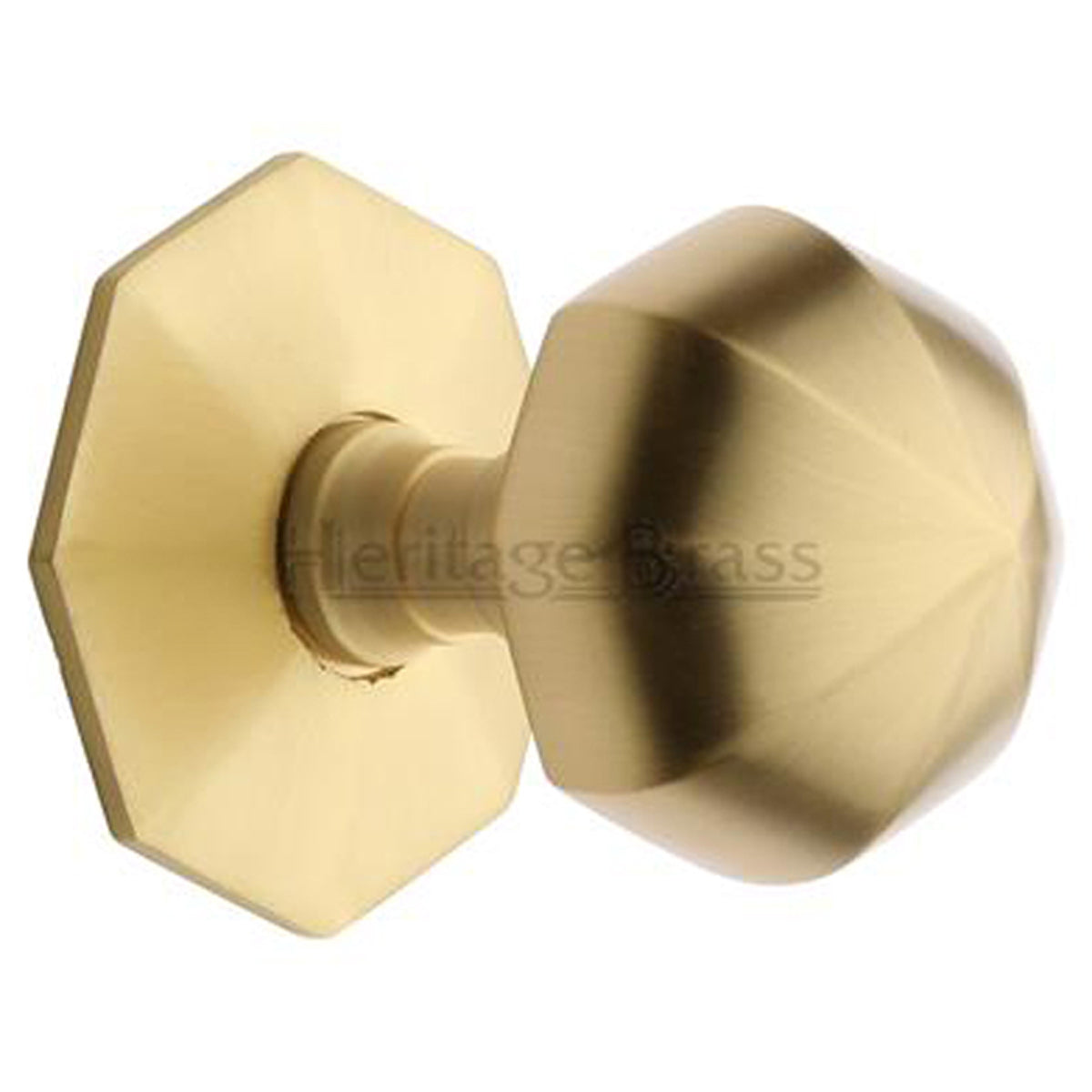 CENTRE DOOR KNOB FACET 57x57x81 SBR