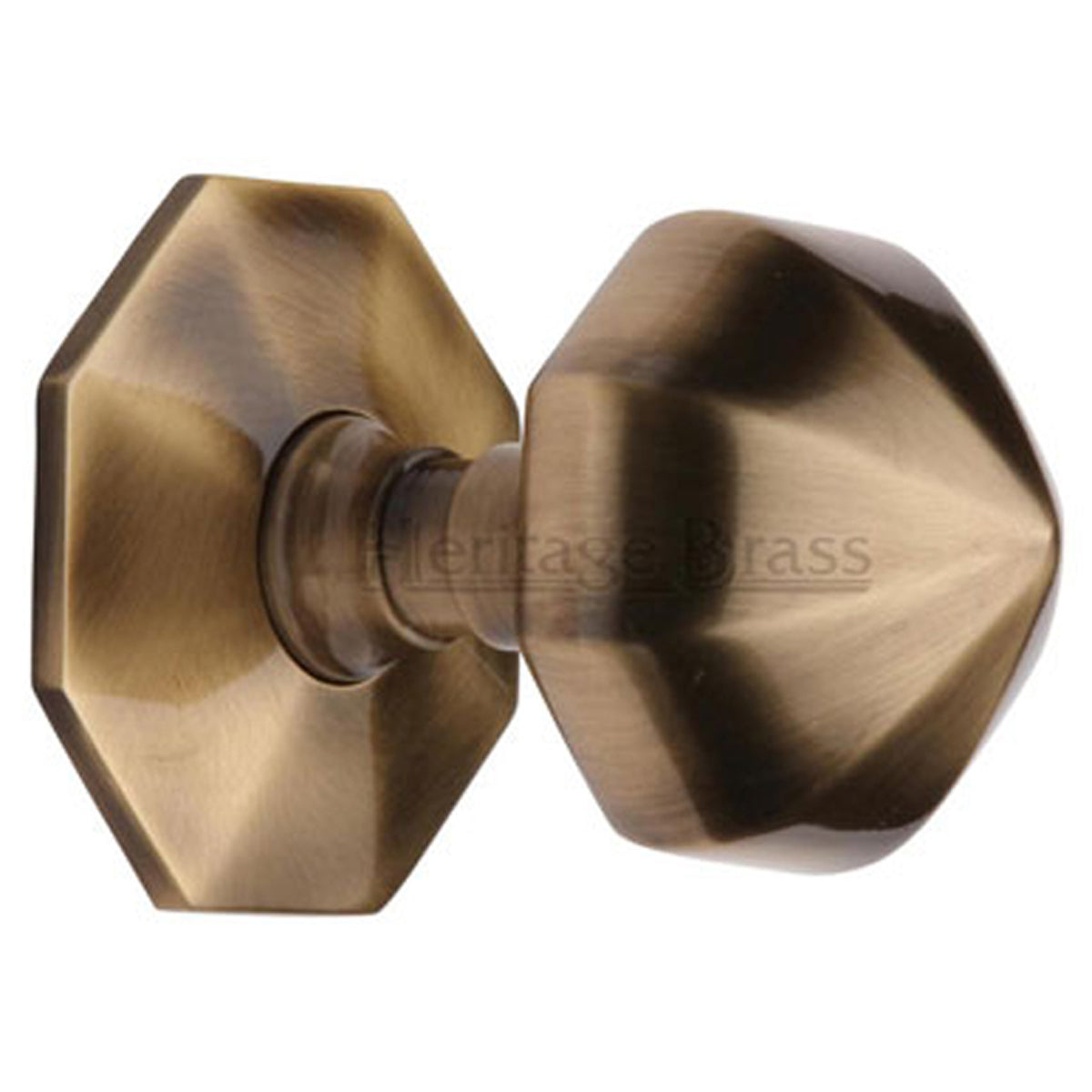 CENTRE DOOR KNOB FACET 57x57x81 ABR – DHM201H
