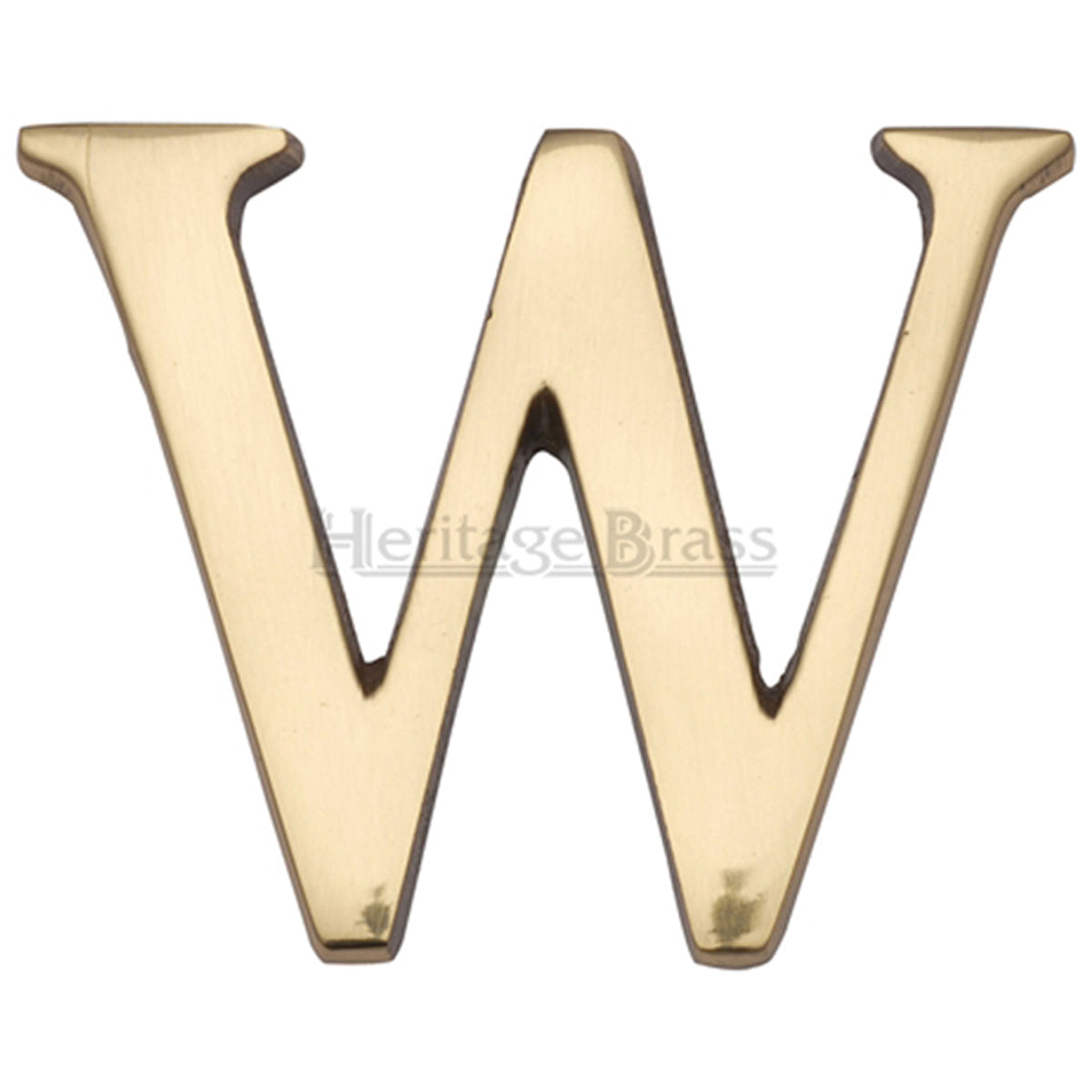 ALPHABET PIN FIX #W 51 PBR by M MARCUS LTD