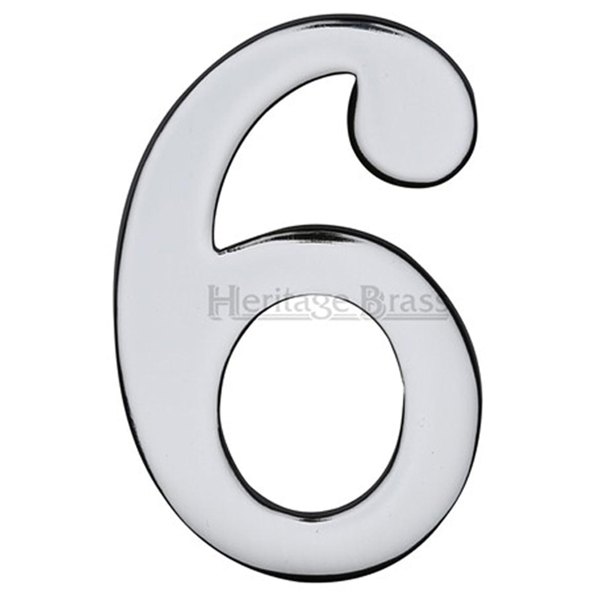 NUMERAL SELF ADH FLAT #6 51 PCP