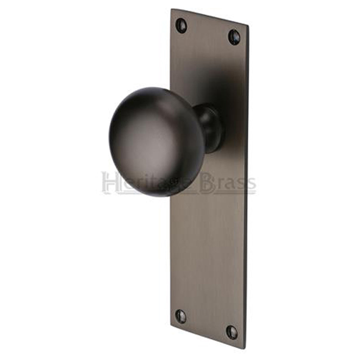 BALMORAL KNOB+PL 170x50 LATCH MBZ