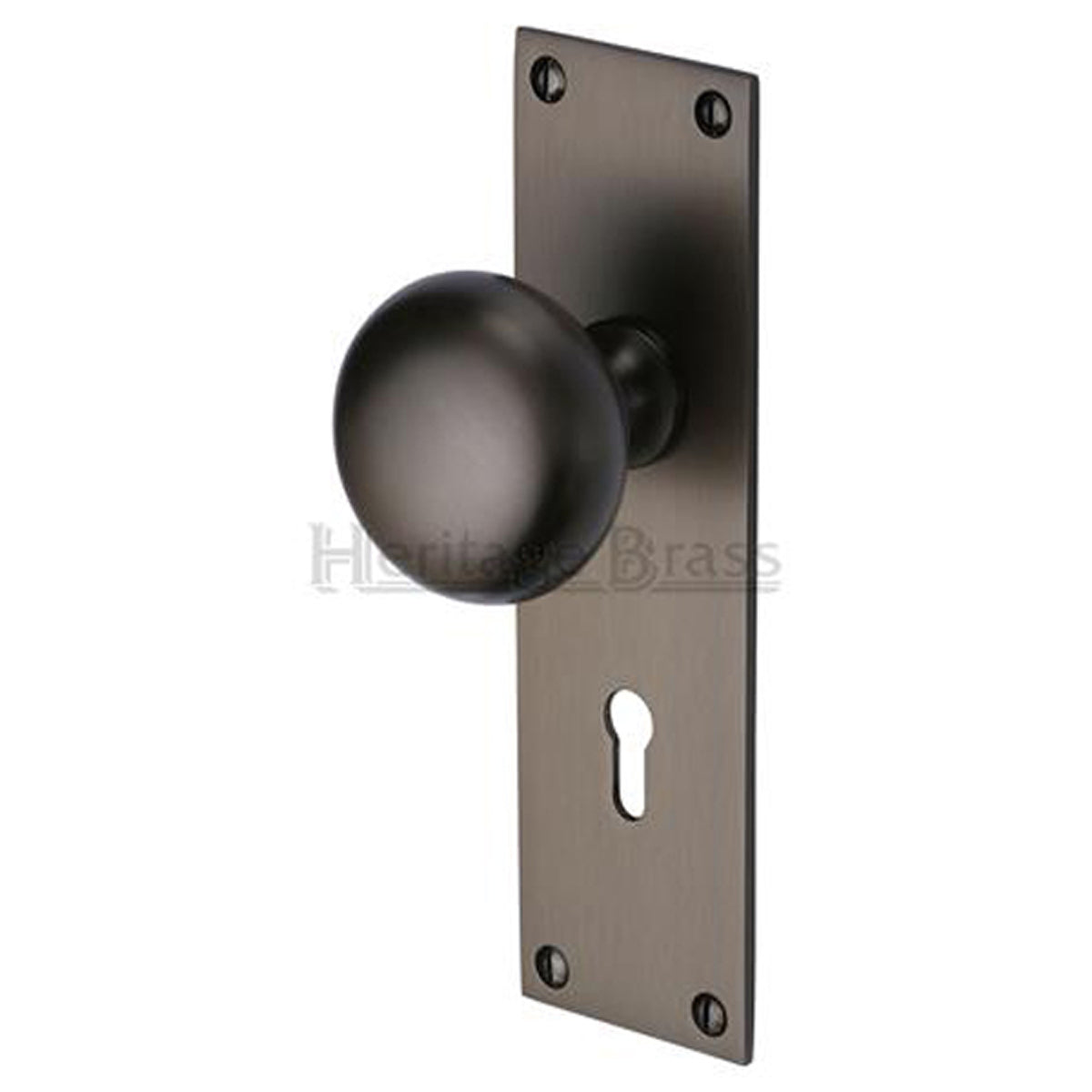 BALMORAL KNOB+PL 170x50 LOCK MBZ