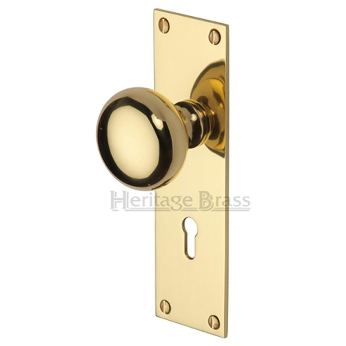 BALMORAL KNOB+PL 170x50 LOCK PBR