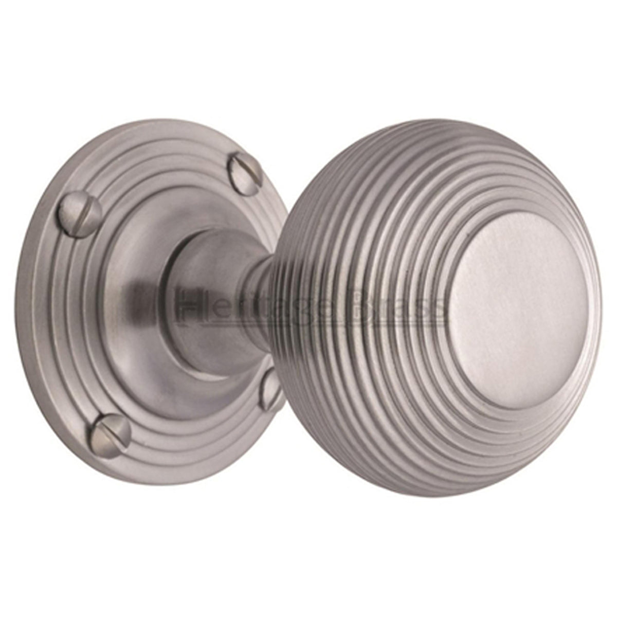 REEDED MORTICE KNOB D60x89 SCP