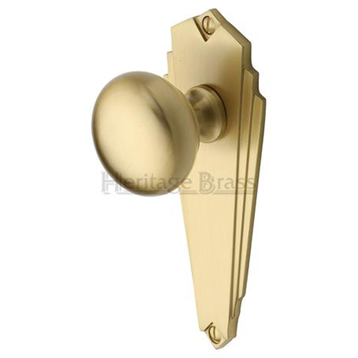 BROADWAY KNOB+PL 156x62 LATCH SBR