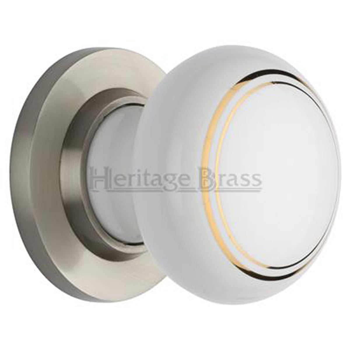 PORCELAIN MRT KNOB GOLD D61x59 SNP