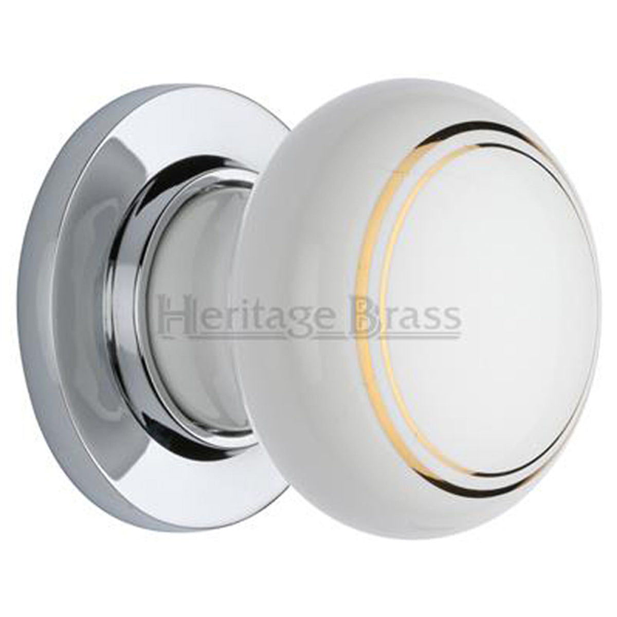 PORCELAIN MRT KNOB GOLD D61x59 PCP