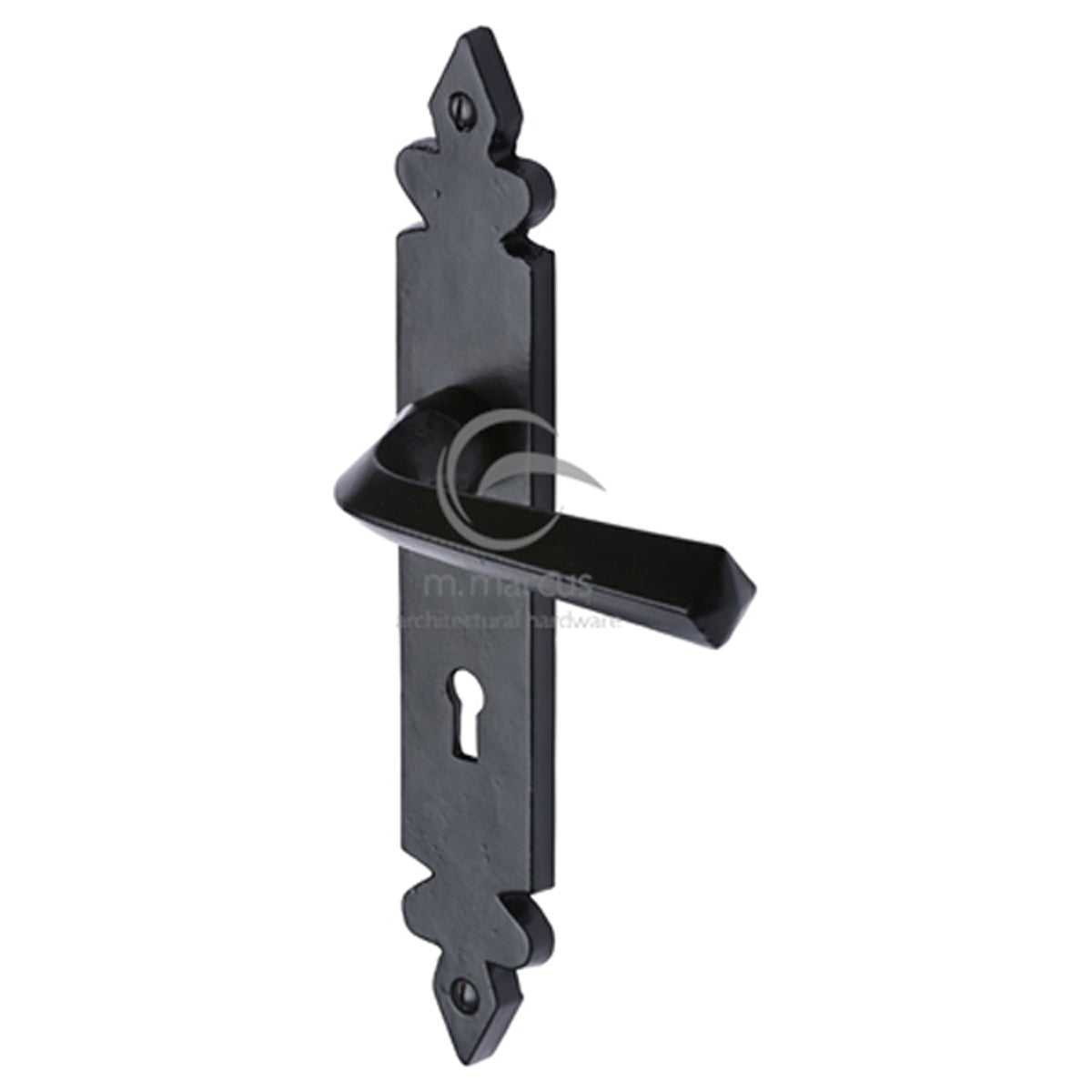 IRONBRIDGE HANDLE LOCK 231x37 BLK by M MARCUS LTD