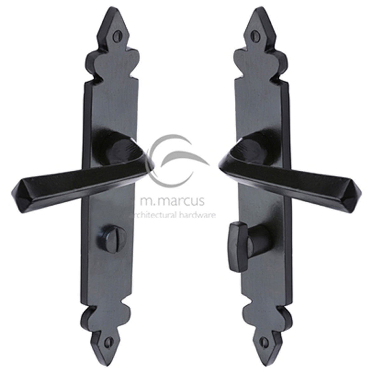 IRONBRIDGE HANDLE BATH 231x37 BLK by M MARCUS LTD