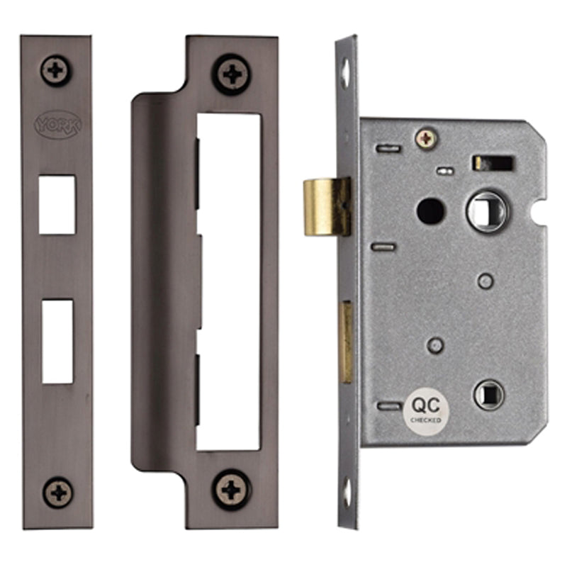 YORK BATHROOM LOCK BOLT 64 MBZ