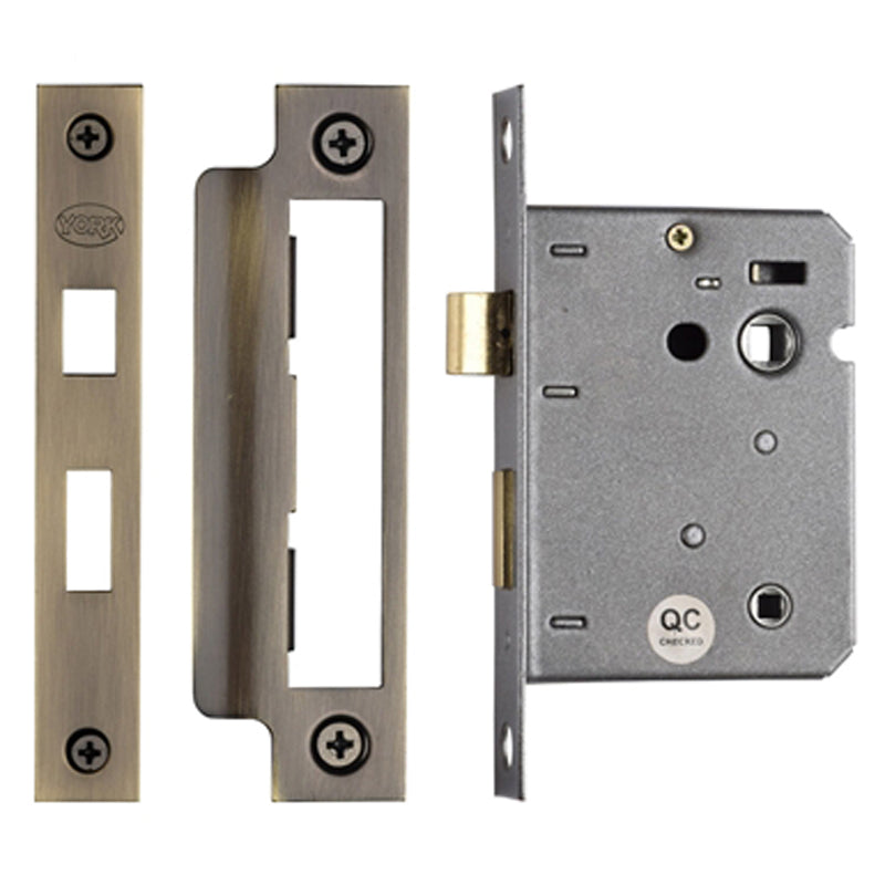 YORK BATHROOM LOCK BOLT 76 ABR by M MARCUS LTD