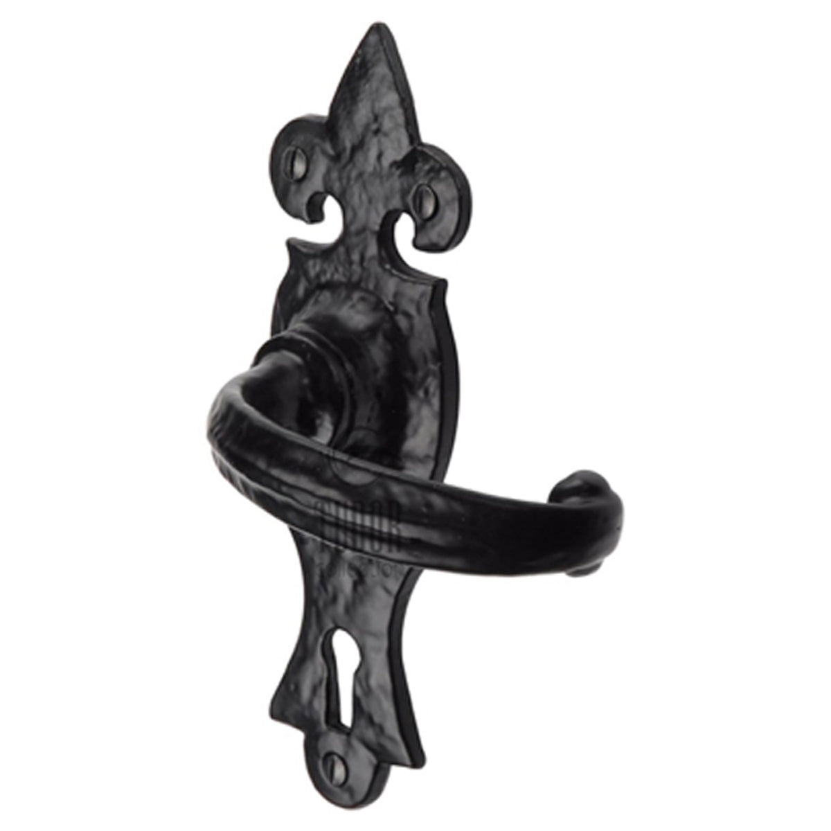 BLACK HANDLE LOCK 51x168 IR/BLK