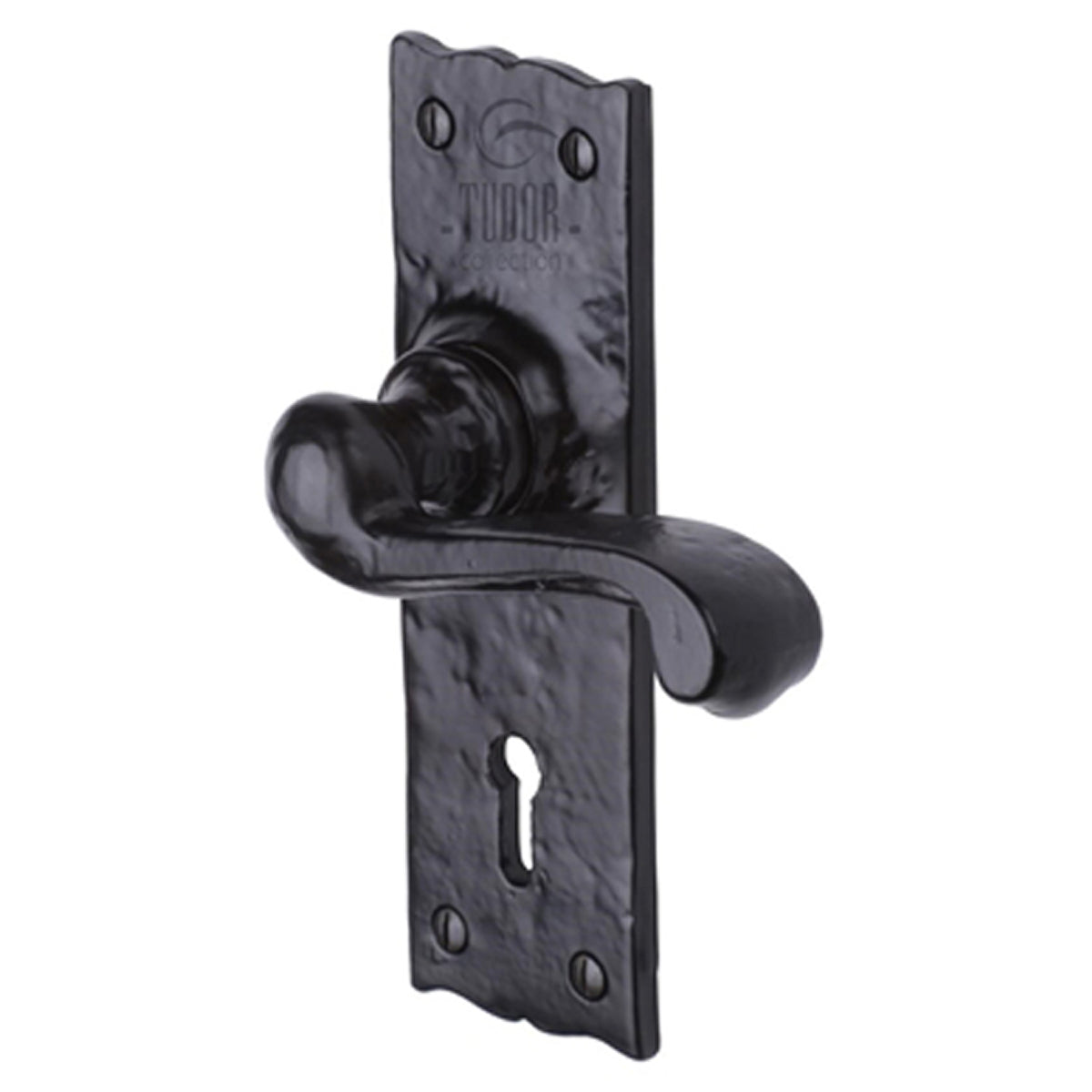 BLACK HANDLE LOCK 155x49 IR/BLK
