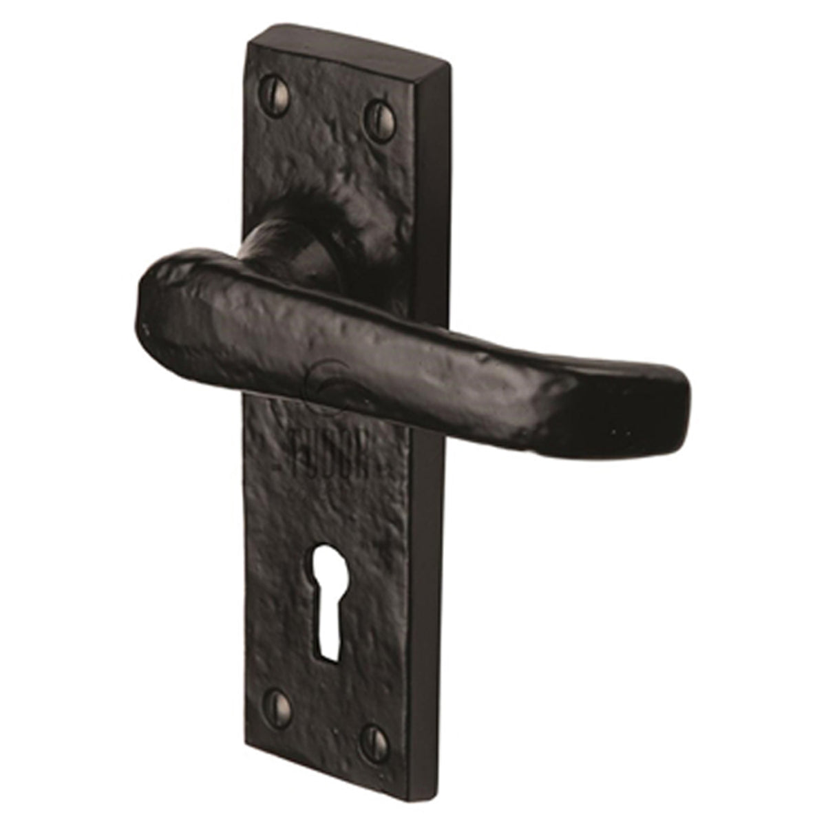 BLACK HANDLE LOCK 42x142 IR/BLK