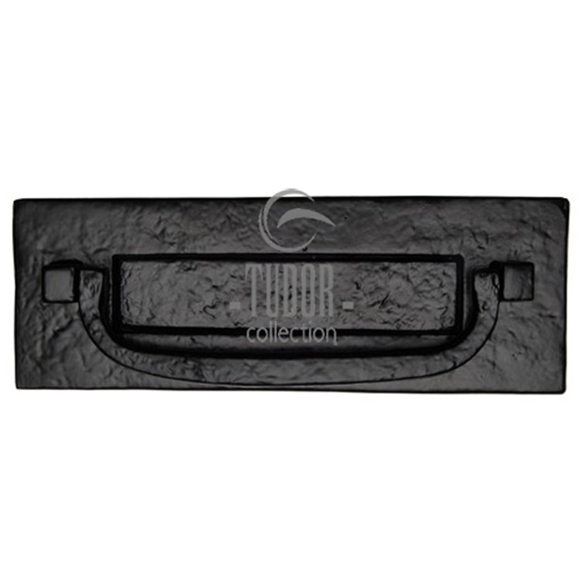 BLACK LETTER PLATE+KNOCKER 302x109