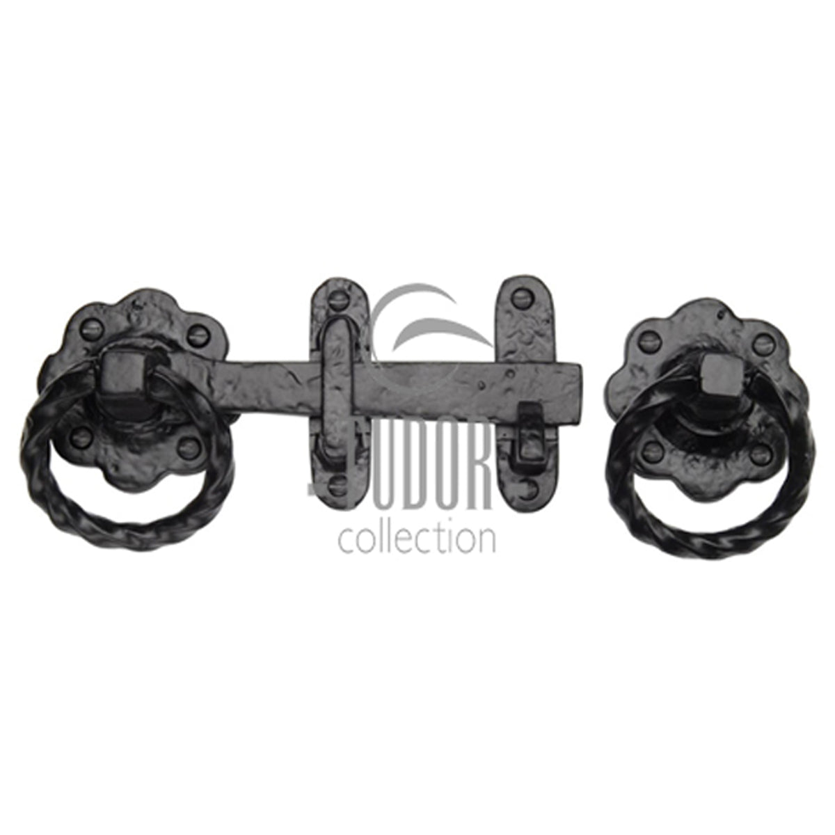 BLACK GATE LATCH+HANDLE 170xD72
