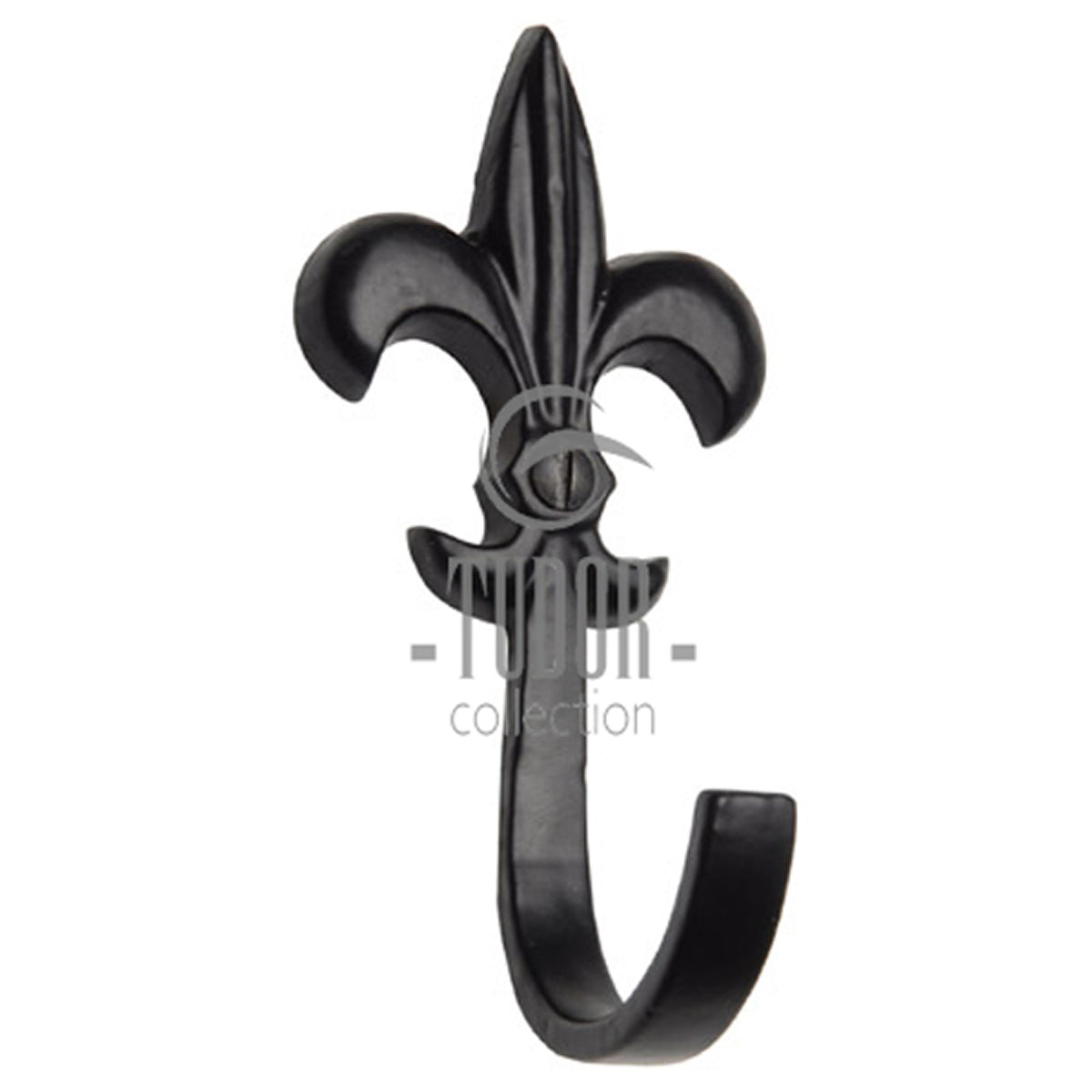 BLACK COAT HOOK FDL 49x102 IR/BLK