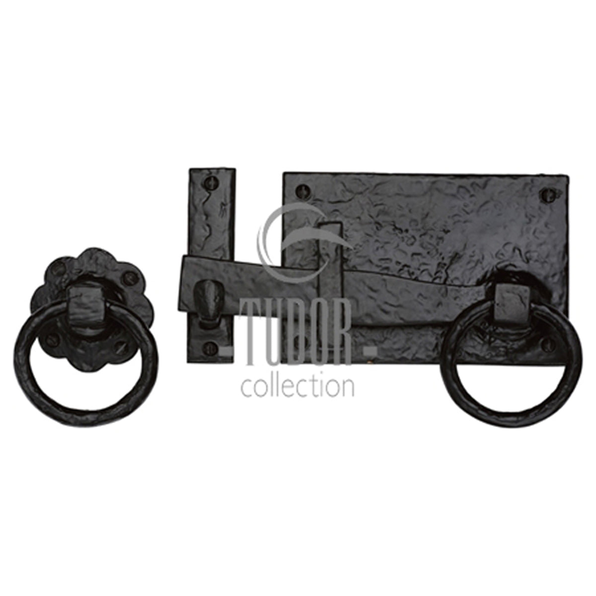 BLACK HANDLE LATCH 152x102xD75 RH