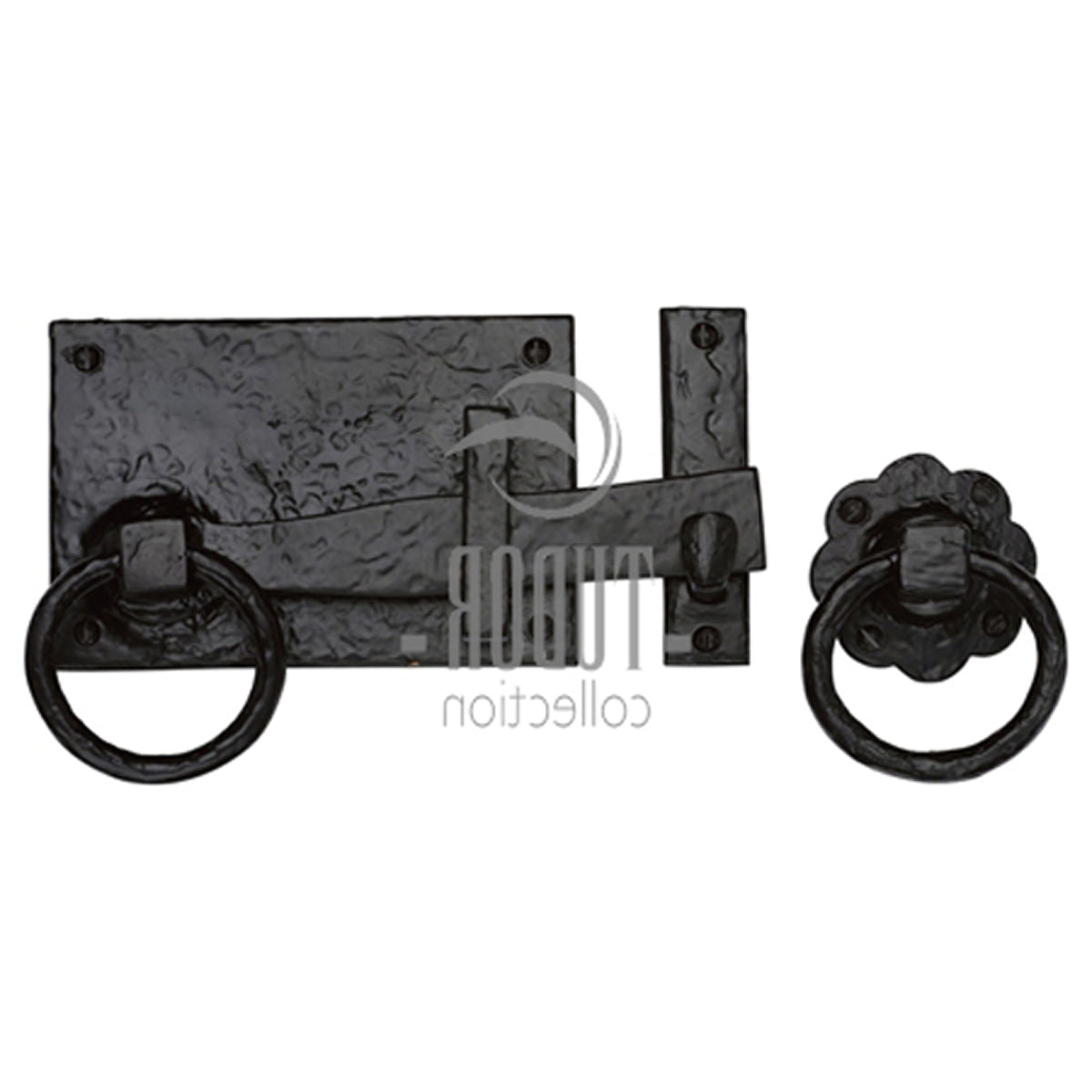 BLACK HANDLE LATCH 152x102xD75 LH